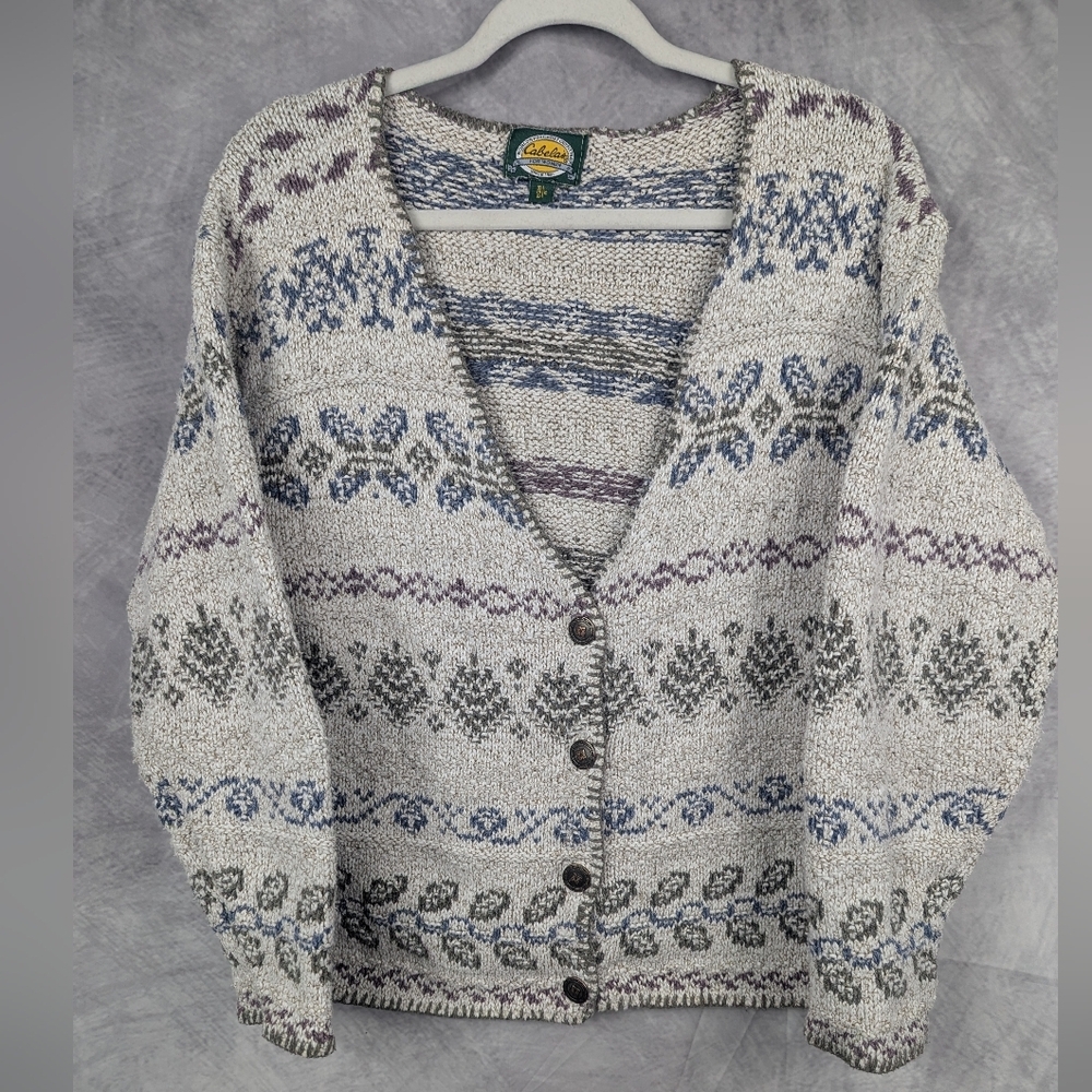 Cabela's Medium Chunky Cardigan Sweater - Picture 2 of 13